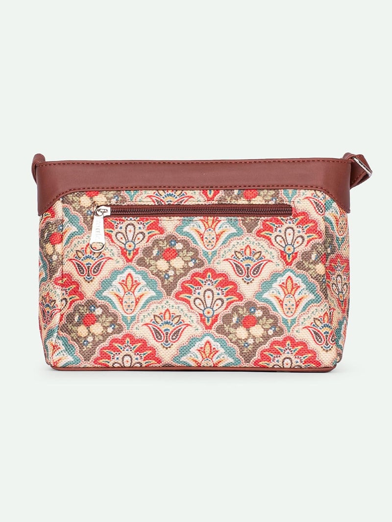 ZOUK Harmony Sling Bag | Crossbody Bags for Women | Women's Handbags | Stylish | Vegan Leather Evening Bag | Travel & Office Use | Purse and Wallet - Image 5