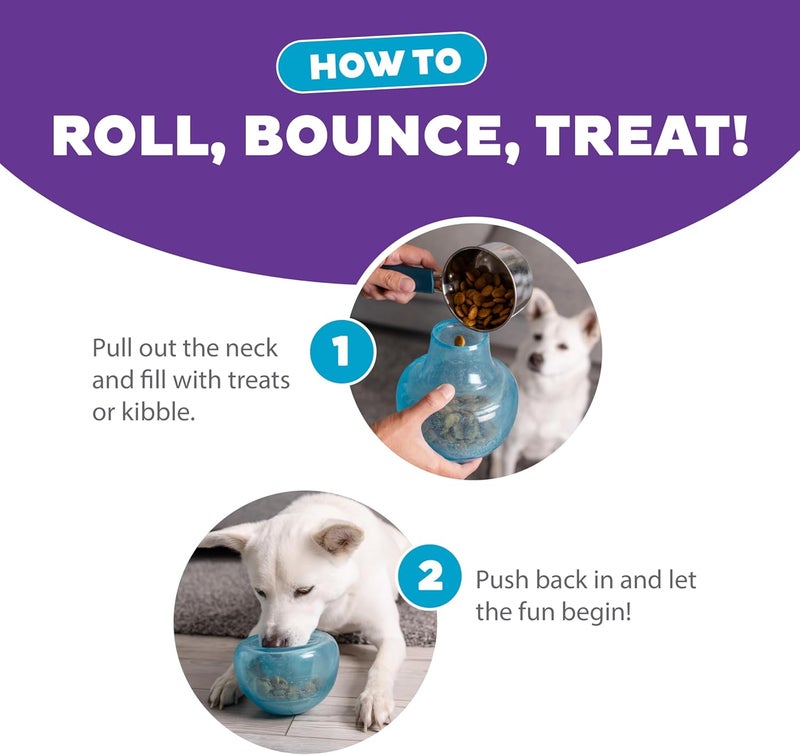 Planet Dog Orbee-Tuff Snoop Interactive Treat Dispensing Toy - Large, Blue - Image 5