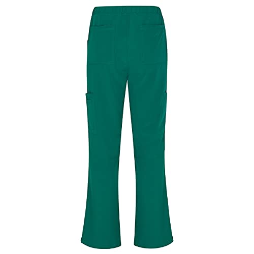 Natural Uniforms Women's Cool Stretch V-Neck Top and Cargo Pant Set (True Hunter Green, Large) - Image 5