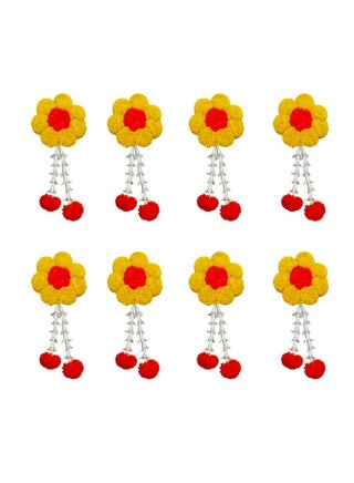 S2S Artificial Lilly Flowers Decoration at Home | Wedding Decorations, Event Decor | Easy Simple Backdrop - (Orange & Yellow Lilly) (Pack of 8 Pcs) - pzsku/Z0438DDBC83250B204B39Z/45/_/1736571360/fc6c57c9-4716-4f48-94dd-348f42423d4a