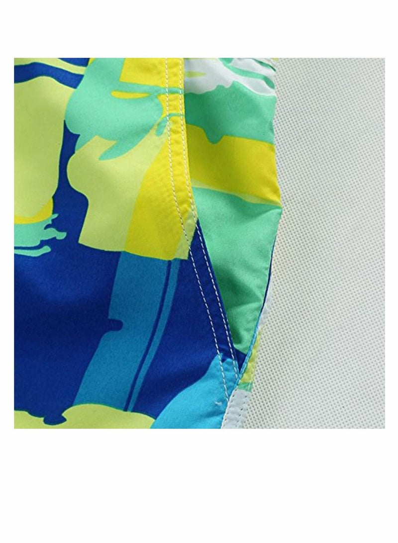 Y&D Boys Swim Trunks Camouflage Quick Dry Beach Shorts Board with Mesh Lining - Image 5