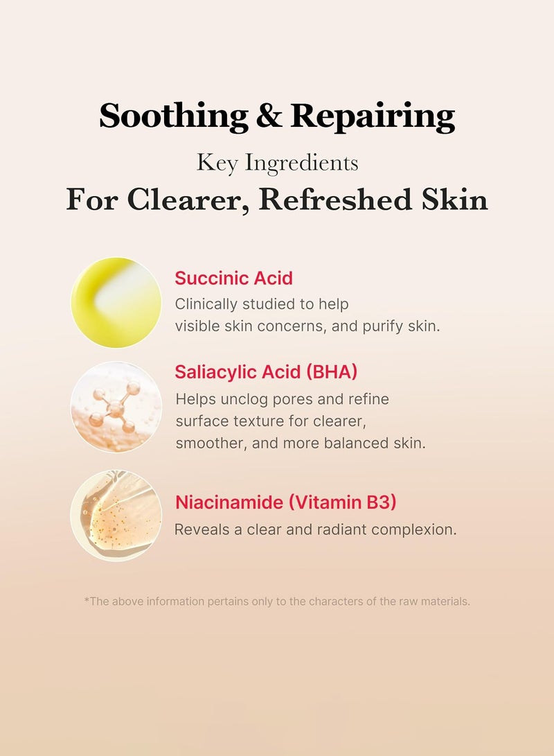 ميديكيوب ضمادات تقشير الوجه ميديكيوب ريد بحمض السكسينيك والبانثينول - ضمادات تونر مقشرة للبشرة المعرضة لحب الشباب مع النياسيناميد وأحماض ألفا هيدروكسي وأحماض بيتا هيدروكسي والبانثينول المهدئ - غير كوميدوغينيك - Image 3