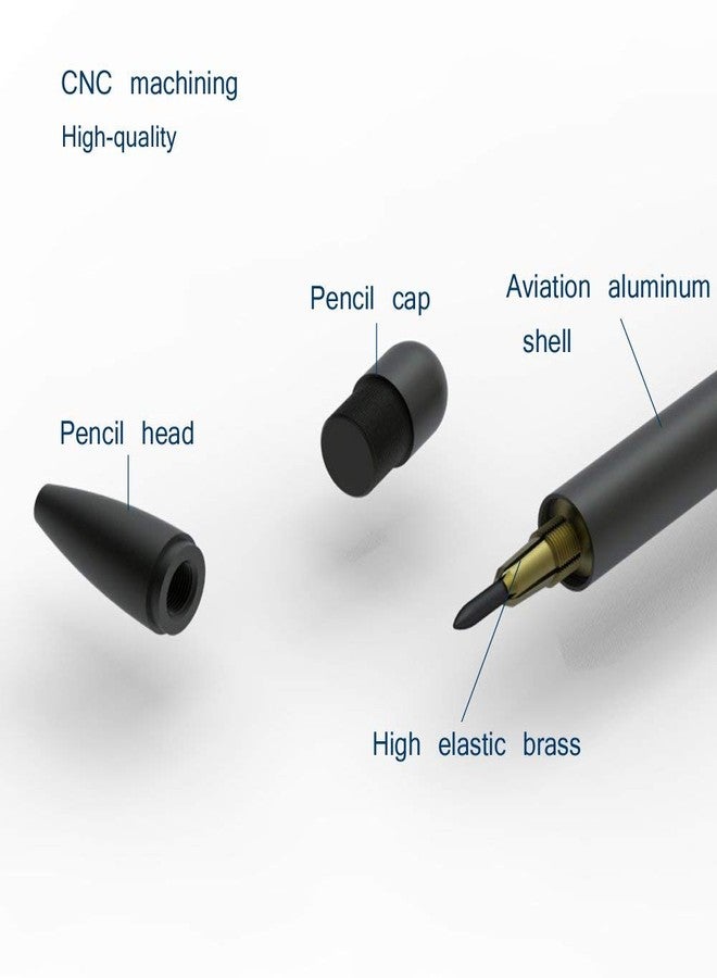 WSD Mechanical Pencils, Magnetic Control Pencil, CNC Machined, Universal 2.0mm Pencil Refill, Black - Image 4