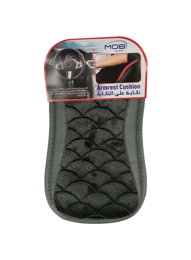 MOB Car Armrest Cushion Soft Memory Foam Elbow Support Pad Center Console Cover Wear Resistant Protector Universal Fit - Image 4