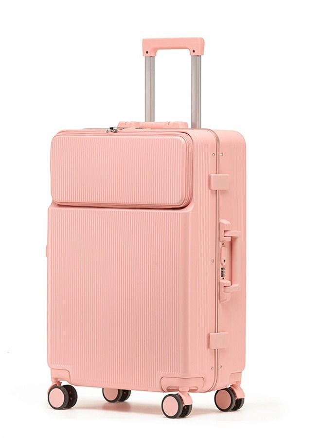 NKX Premium Expandable Aluminum Frame ABS & PC Suitcase With USB Charging Port 28 Inch  - Image 2