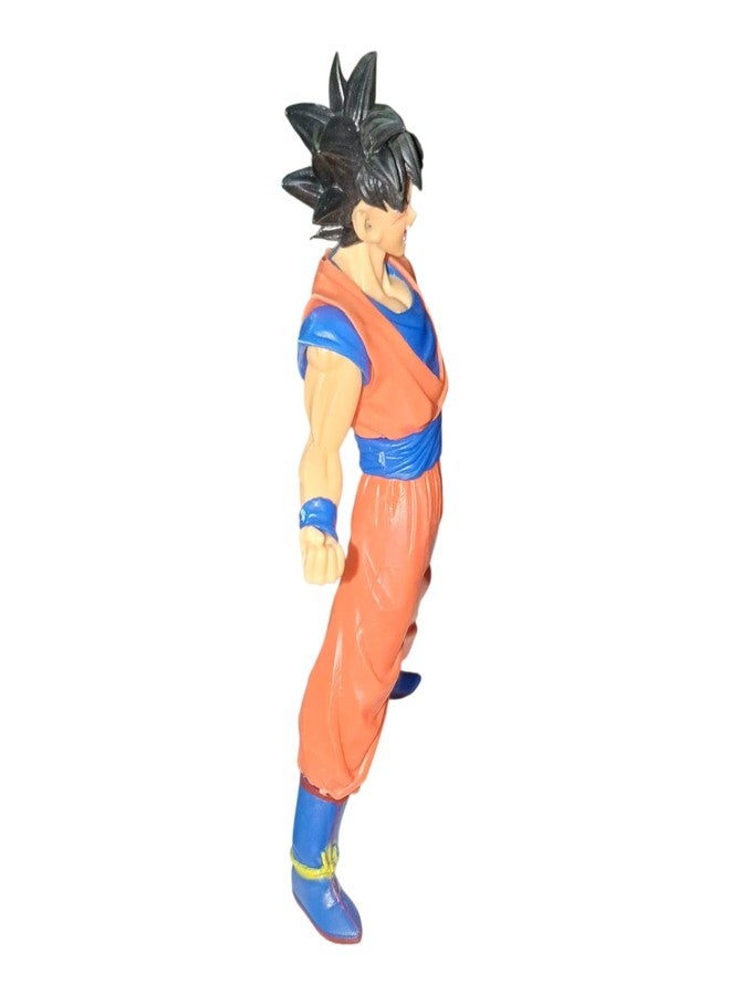 ONE POINT COLLECTIONS Anime Warrior Action Figure in Orange Battle Suit – Super Saiyan Style Fighting Character Collectible Toy, Detailed Cartoon Hero Figurine for Kids, Anime Fans & Display Decoration - Image 2