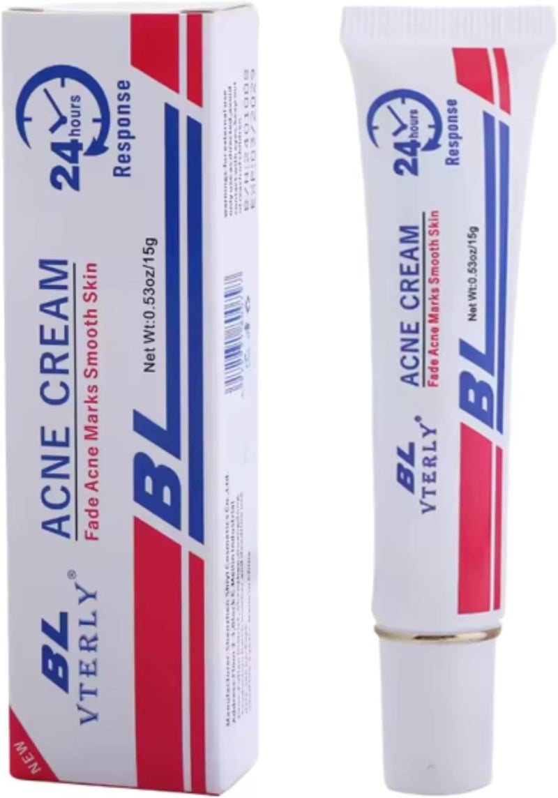Acne Cream Scar Treatment Fast Acting 24Hour Spot Reduction Anti Acne Formula Sensitive Skin Safe Includes Rapid Acne Scar Removal Moisturiser Deep Pore Cleansing 15g