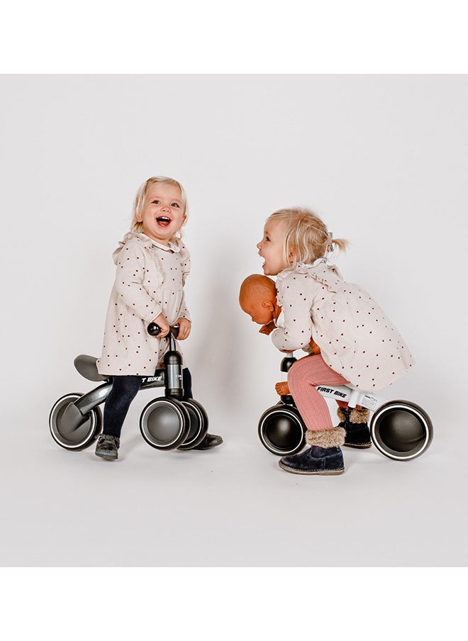 CHILDHOME - My First Bike Toddler Balance Bike Metal Grey/White 18-36 Month Assorted - Image 1