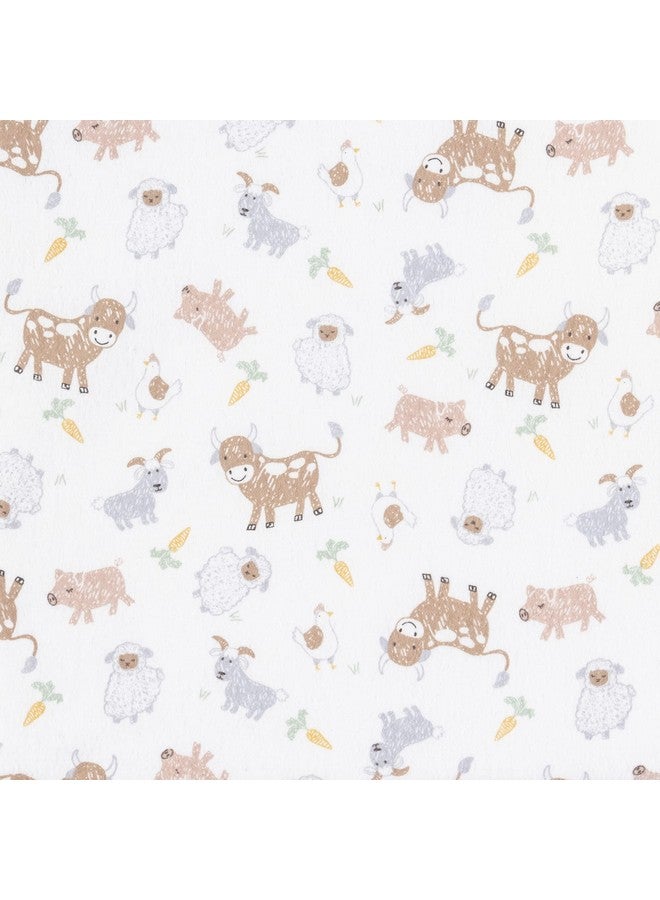 Trend Lab Farm Friends Deluxe Flannel Changing Pad Cover - Image 2