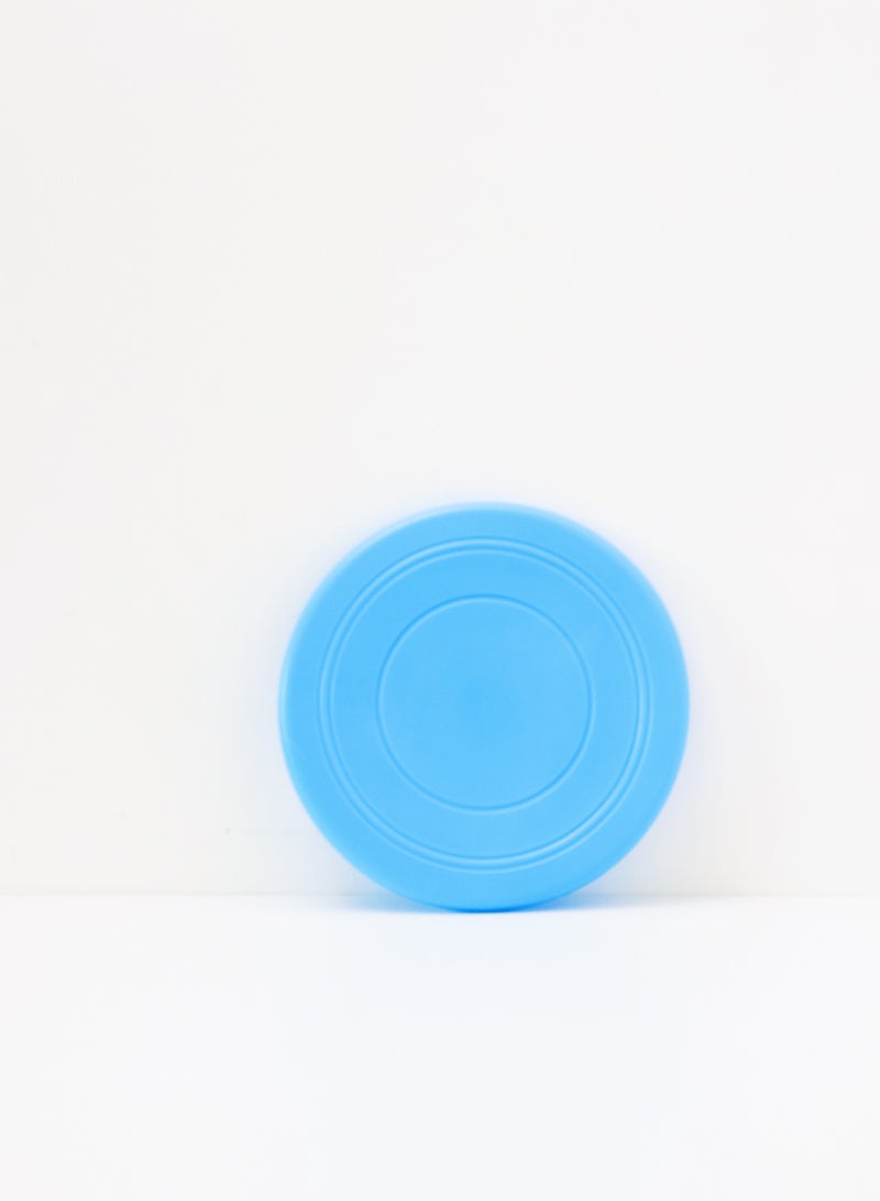 Frisbee Dogs Flying Disk Toys Outdoor Playing Lawn Game Frisbee for Trainning Soft Silicone Colorful 1 pcs Bulk (Blue) - Image 1