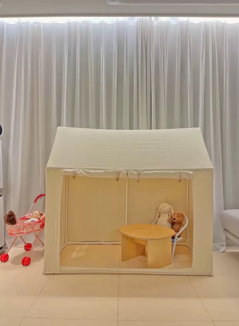 I LOVE KIDS Large Play Tent House,Kids Indoor Bed Tent Game Room Furniture Toys for 3-6 Years Old Kids(pure color) - Image 4