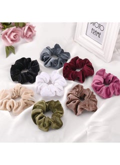 FAMEZA Women's Elastic Velvet Elegant Hair Bobbles Scrunchies Set (12 Pack; Multicolour) - pzsku/Z0439B484E22C33971C6CZ/45/_/1690022142/2f8fa0ee-53b6-49fc-9df1-9b189c58afff