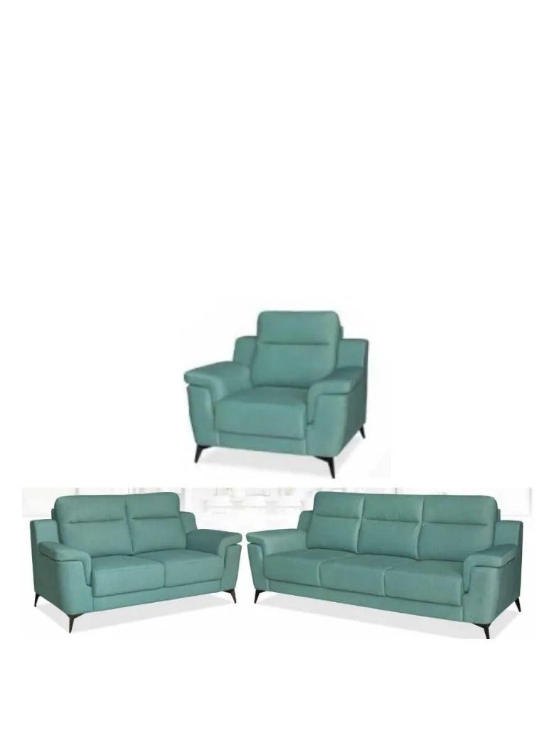 جالاكسي ديزاين طقم أريكة من 6 مقاعد من تصميم جالاكسي، باللون الأخضر البحري، الموديل: TIFFANY-S6-SG  - Image 3