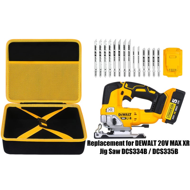 khanka Hard Storage Case Replacement for DEWALT 20V MAX XR Jig Saw DCS334B / DCS335B, Case only - Image 2