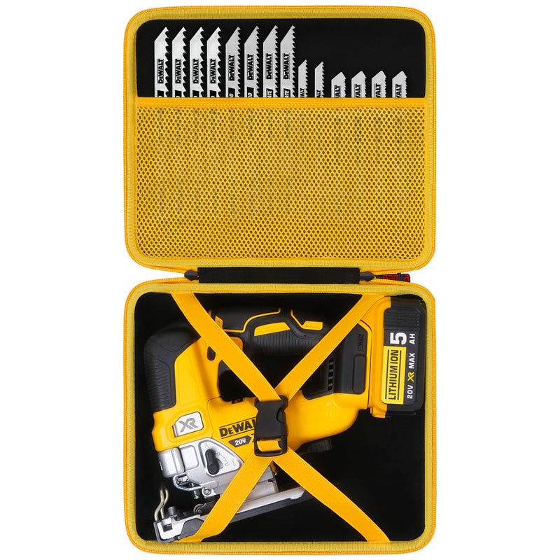 khanka Hard Storage Case Replacement for DEWALT 20V MAX XR Jig Saw DCS334B / DCS335B, Case only - Image 1