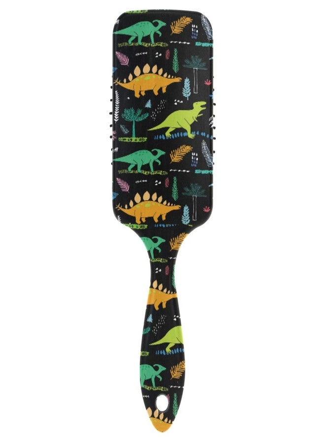 senya Funny Dinosaurs Hair Brush for Wet & Dry Hair Grip Soft Bristles for Anti Static & Frizz Air Cushion Comb for Women Girls - Image 1