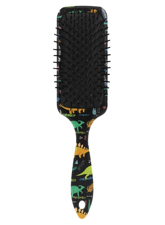 senya Funny Dinosaurs Hair Brush for Wet & Dry Hair Grip Soft Bristles for Anti Static & Frizz Air Cushion Comb for Women Girls - Image 2