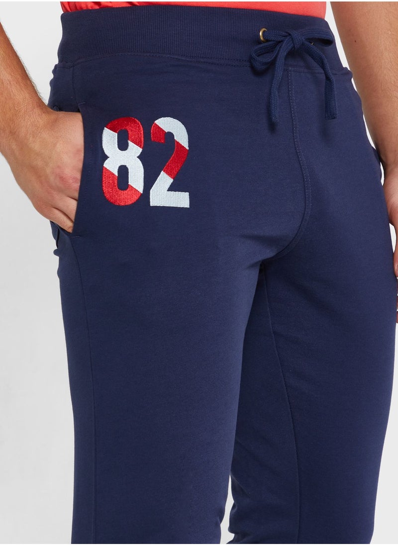 bhpoloclub - Logo Drawstring Sweatpants - Image 1