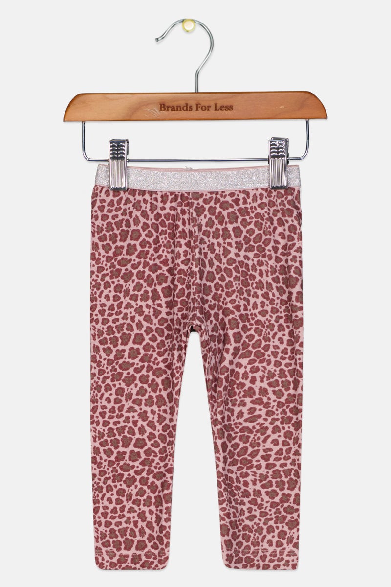 NAME IT Toddlers Girl Allover Print Leggings, Multicolor - Image 1