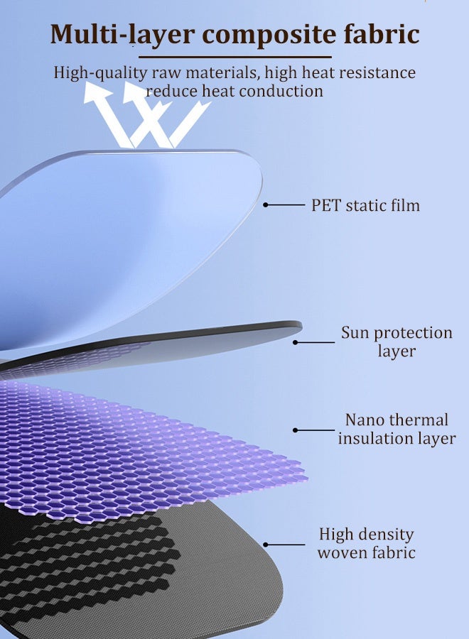 【Sunshade and Cooling】Car Electrostatic Adsorption Window Sunshade - Image 4