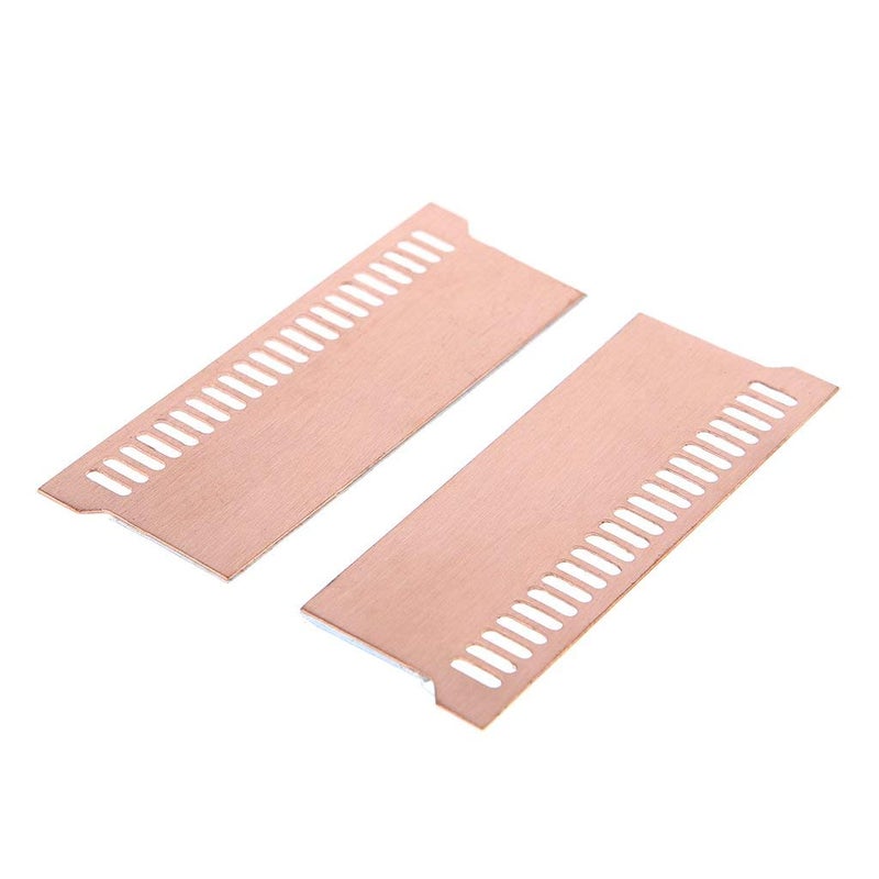 Easycargo Laptop Memory Heatsink Kit, Copper Heat Sink + Pre-Applied Thermal Conductive Adhesive Tape, Cooler Heatsink Pad for Cooling Laptop Notebook Memory RAM DDR5 DDR4 DDR3 SODIMM - Image 3