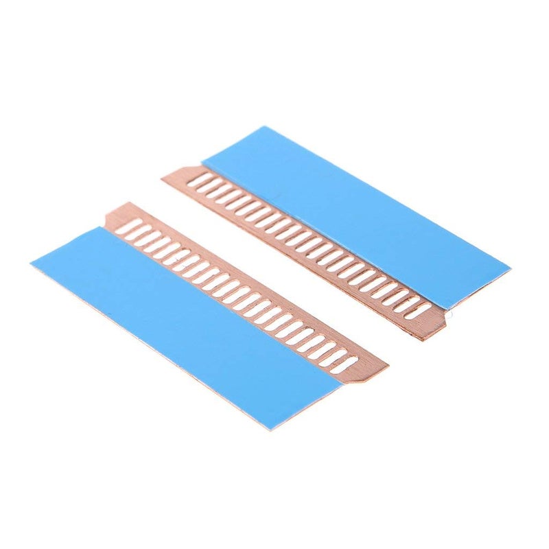 Easycargo Laptop Memory Heatsink Kit, Copper Heat Sink + Pre-Applied Thermal Conductive Adhesive Tape, Cooler Heatsink Pad for Cooling Laptop Notebook Memory RAM DDR5 DDR4 DDR3 SODIMM - Image 4
