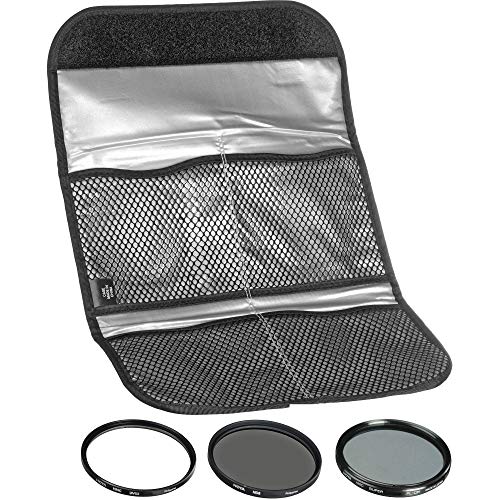 Hoya 77mm (HMC UV/Circular Polarizer / ND8) 3 Digital Filter Set with Pouch - Image 1
