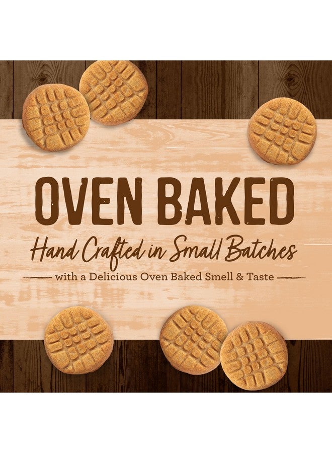 ميريك مكافآت ميريك للكلاب المخبوزة في الفرن، بسكويت طبيعي للكلاب، بسكويت زبدة الفول السوداني اللذيذ مع زبدة الفول السوداني الطبيعية - كيس ١١ أونصة - Image 2