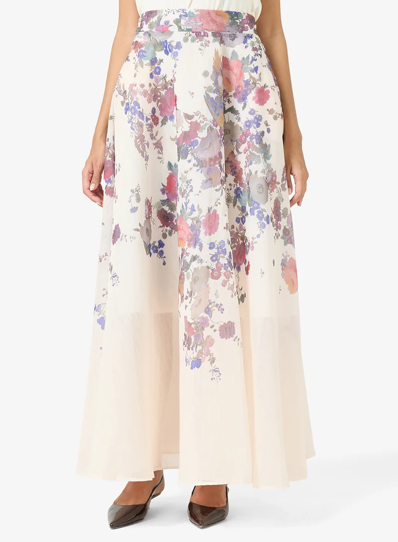 Ella  Printed Blouse & Skirt Set for Women | Best Price UAE