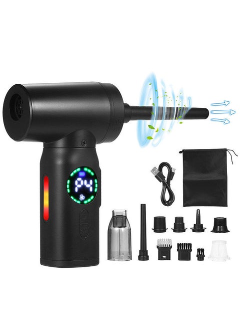 Generic Compressed-Air-Duster--Cleaner With Digital Screen Brushless Motor