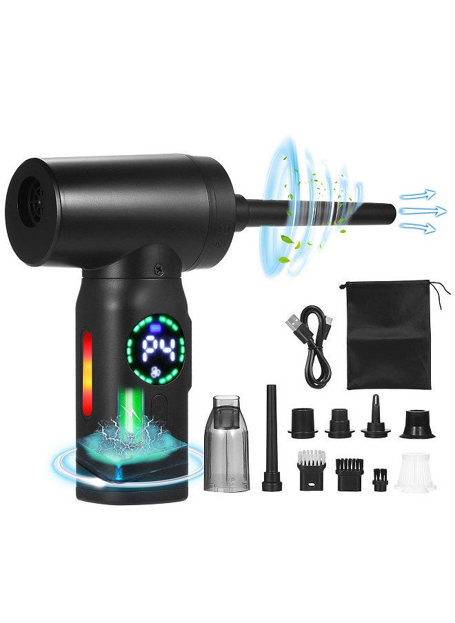 Generic Compressed-Air-Duster--Cleaner With Digital Screen Brushless Motor