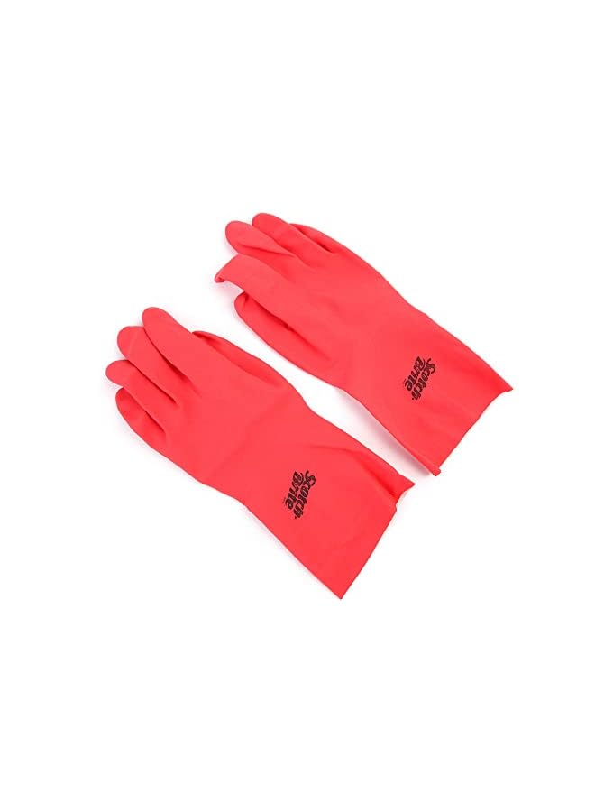 سكوتش قفازات قوية للغاية، حجم كبير، شديدة التحمل، تحمي يديك ضد الماء ومقاومة للتمزق وقبضة ممتازة، قفازات مريحة للمطبخ والحديقة في الهواء الطلق، زوج واحد/حزمة - Image 4