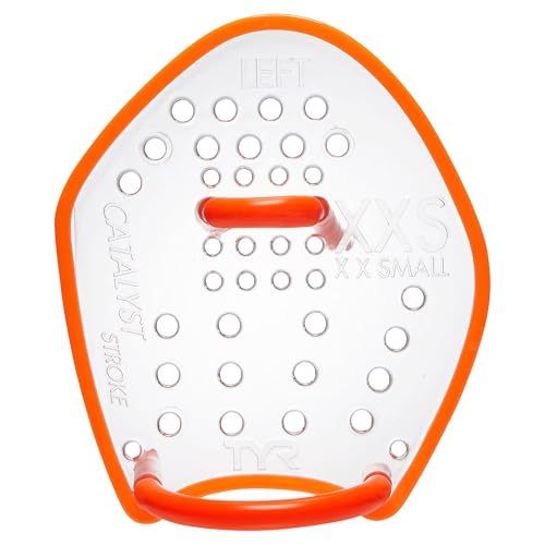 TYR Catalyst Stroke Swim Paddles - Adult Swim Paddles for Training - Durable, Flexible Hand Fins for Building Strength, Endurance, and Improving Technique - Image 1