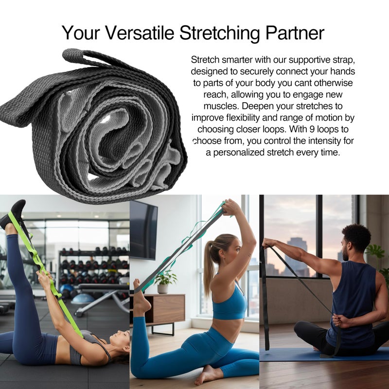 321 STRONG 5 in 1 Foam Roller Set with Hollow Core Deep Tissue Massager, Muscle Roller Stick, Stretching Strap, Spikey Plantar Fasciitis Ball, and Carry Bag, with 4K eBook - Image 3