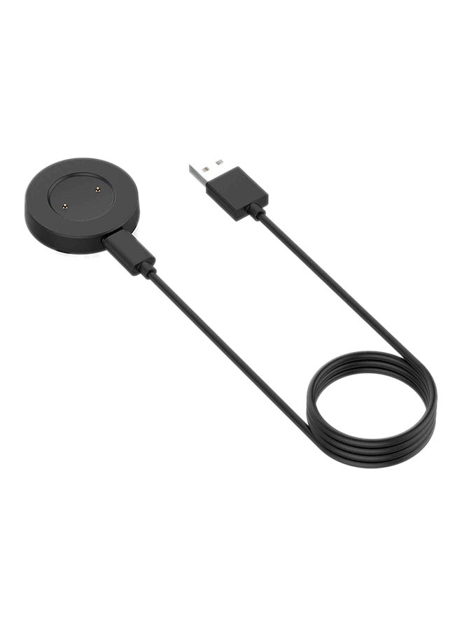 منصة شحن بكابل شحن USB لساعة هواوي GT/GT2 أسود