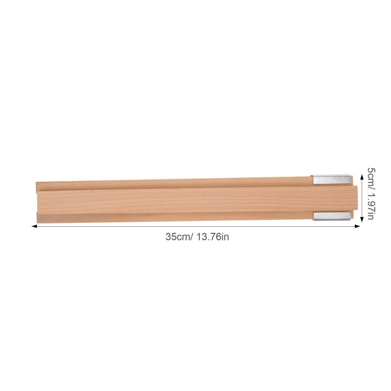 Wooden Bottom Mount Drawer Slides 350mm Set with Metal Rails for Kitchen Cabinet Dresser - Image 3