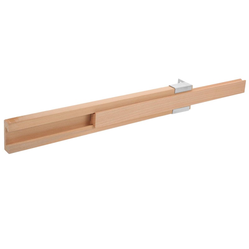 Wooden Bottom Mount Drawer Slides 350mm Set with Metal Rails for Kitchen Cabinet Dresser - Image 2