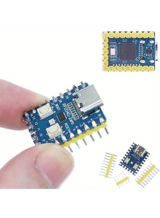 Welded Dual Core Raspberry Pi PICO RP2040 Zero Microcontroller 2MB Flash 264KB SRAM - Image 2