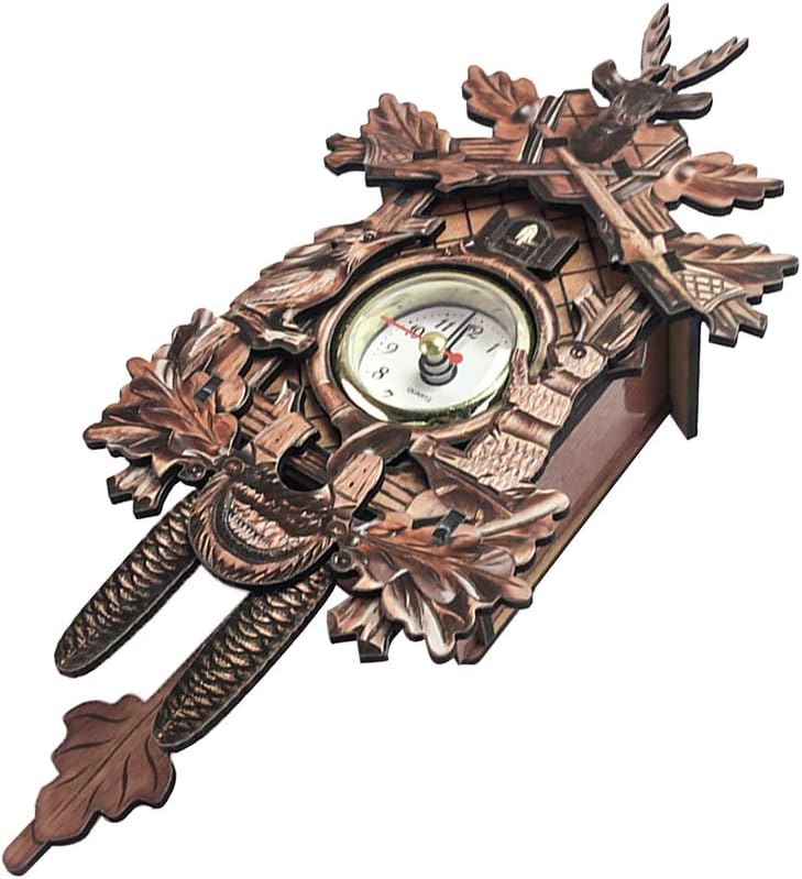 klarako Cuckoo Clock Wall Clock with Bird, Watch, Children Decoration, Home Time Watch  L - Image 2