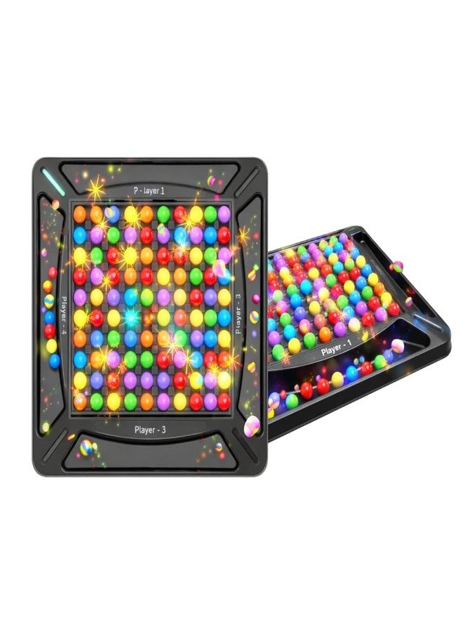 FLYI - Rainbow Ball Chess Board Game for 2-4 Players, Puzzle Magic Rainbow Ball Matching Game for Kids(120 Pcs Ball), Activity, Brain Teaser, Logic & Strategy Game - Image 1