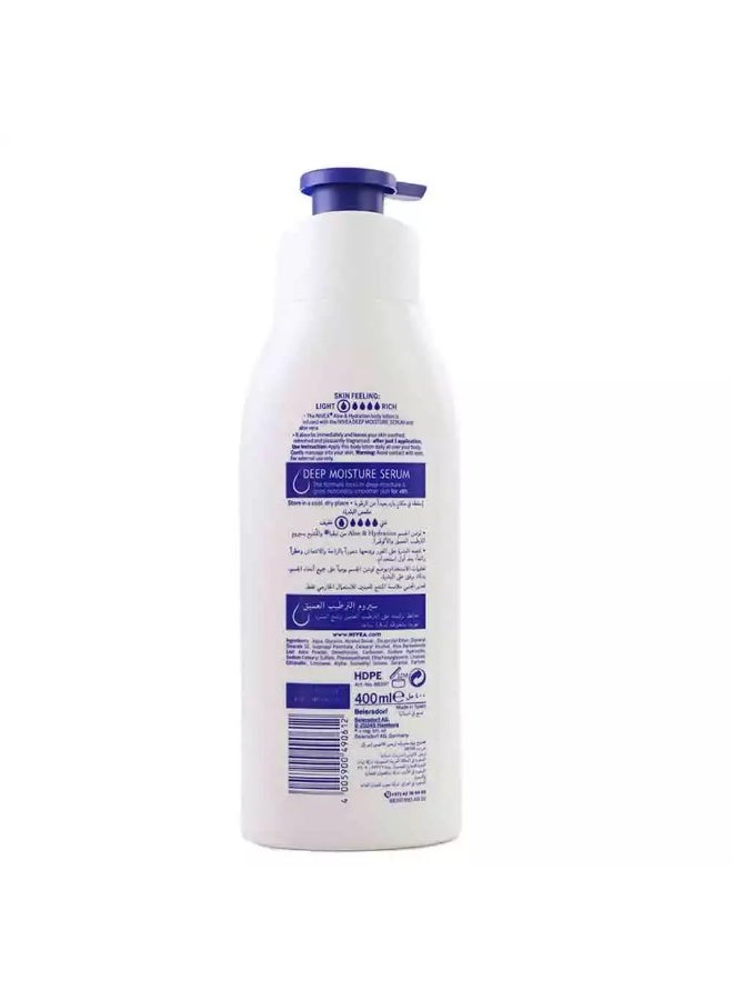 Nivea Nivea Aloe and Hydration Body lotion Deep Moisture lotion- 400ml  - Image 2