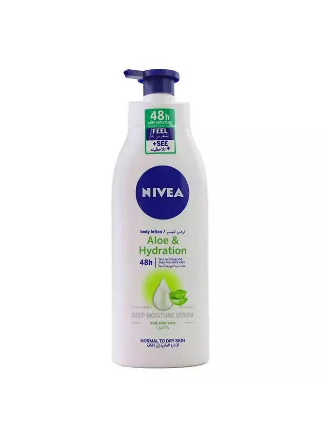 Nivea Nivea Aloe and Hydration Body lotion Deep Moisture lotion- 400ml  - Image 1