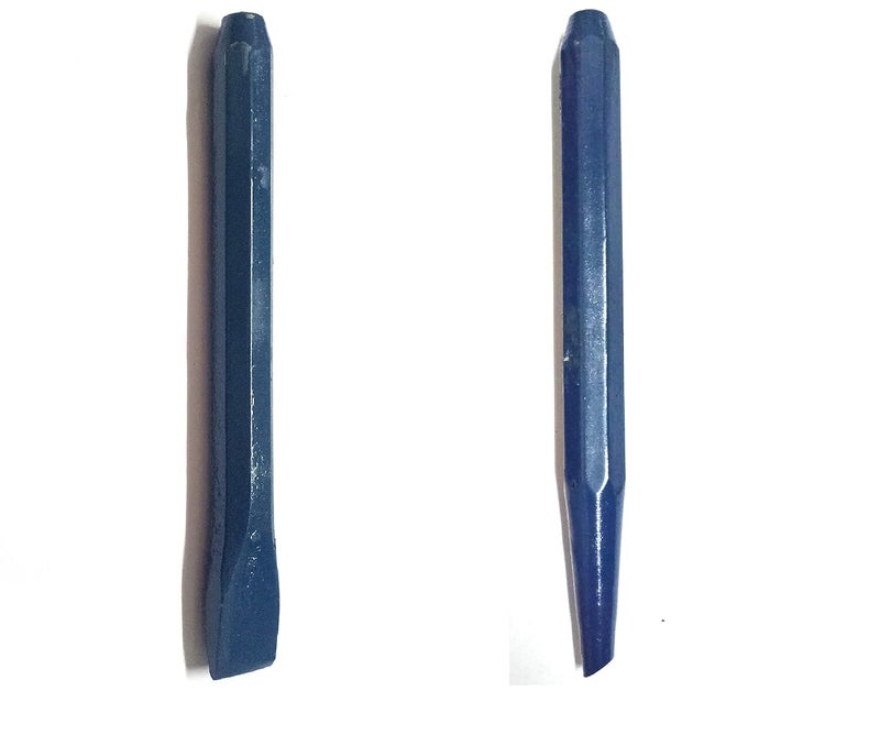 LOVELY 13x150 mm 6 Inch Round Nose Cut Flat Cut Chisel Combo 1 Set - Image 1