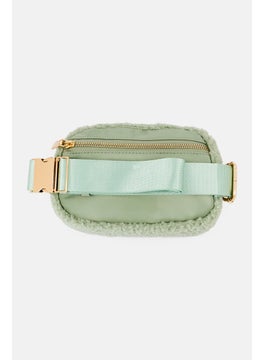 Women Textured Fanny Bag 19 L x 13 H x 5 W cm, Sage Green - pzsku/Z043B5D3AF45F63FCDB5DZ/45/_/1737641998/4edfafde-ee71-4c13-b4b7-7b01ce3998a3