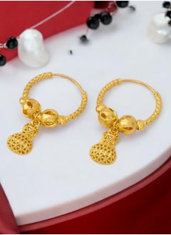 GOLDMAX Elegant 21k Gold Plated Earrings For Women  - Image 1