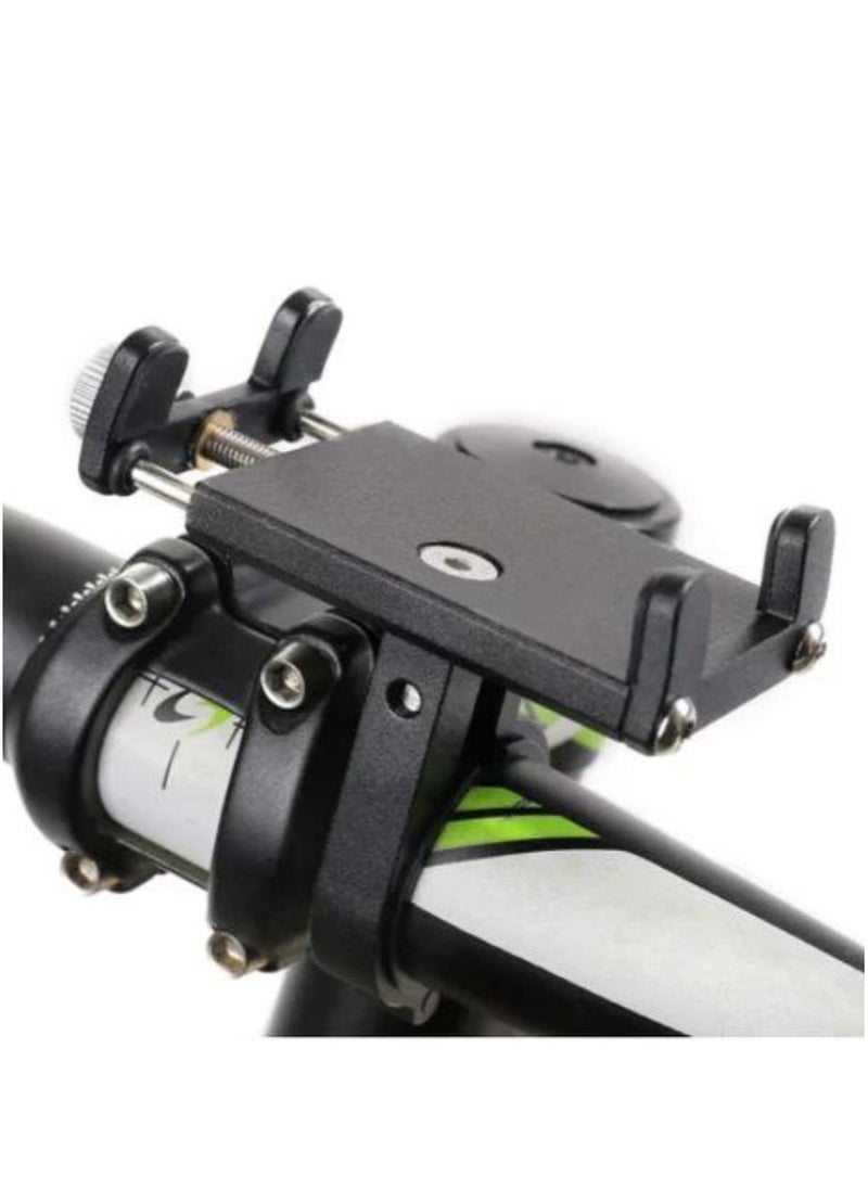 Generic Shockproof Aluminum Mobile Holder for Bikes, Motorcycles & Scooters - Adjustable & Lightweight Black colours  - Image 5