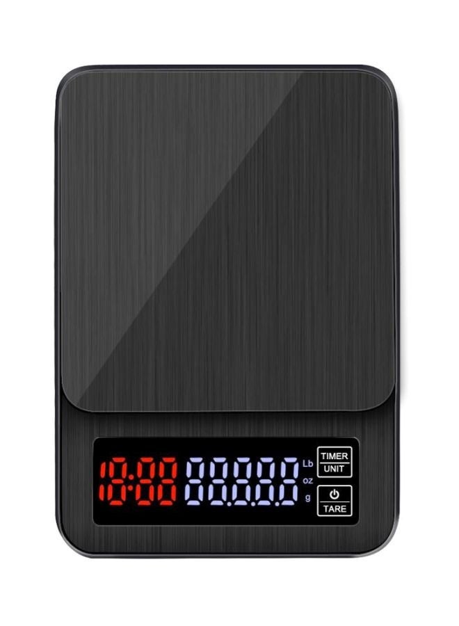 بيوينتي ميزان رقمي إلكتروني للقهوة بشاشة LCD أسود - Image 1