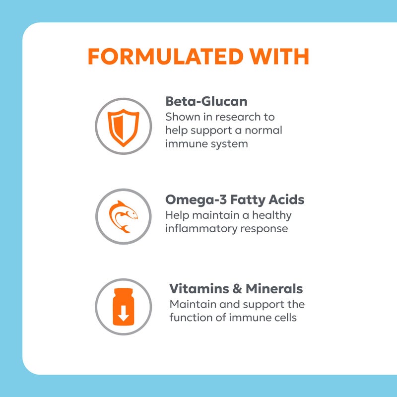 Nutramax Laboratories مكمل صحة المناعة من نوترامكس لابوراتوريز نوترامكس إيموكوين على شكل مسحوق للكلاب، مع بيتا غلوكان، دهون بحرية، فيتامينات ومعادن، 30 عبوة، نسخة محدثة - Image 5
