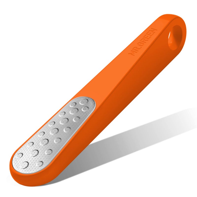 MrGreen MRGREEN Foot File Double Sided Callus Remover for Dead Skin Professional Pedicure Tools Callous Scraper Foot Sander Heel Filer Orange 