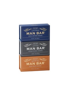 San Francisco Soap Company San Francisco Soap Company Man Bar 3Piece Gift Set featuring all new scents Coastal Driftwood Peppered Patchouli and Spiced Tobacco  GREAT GIFT  No Harmful Chemicals  Good for All Skin Types 